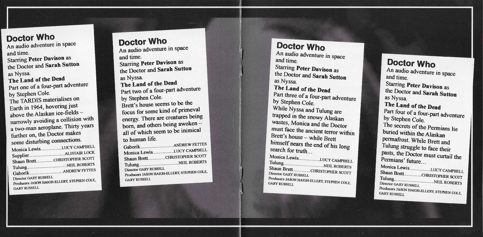 Middle of cover of BFPDWCD 6CA